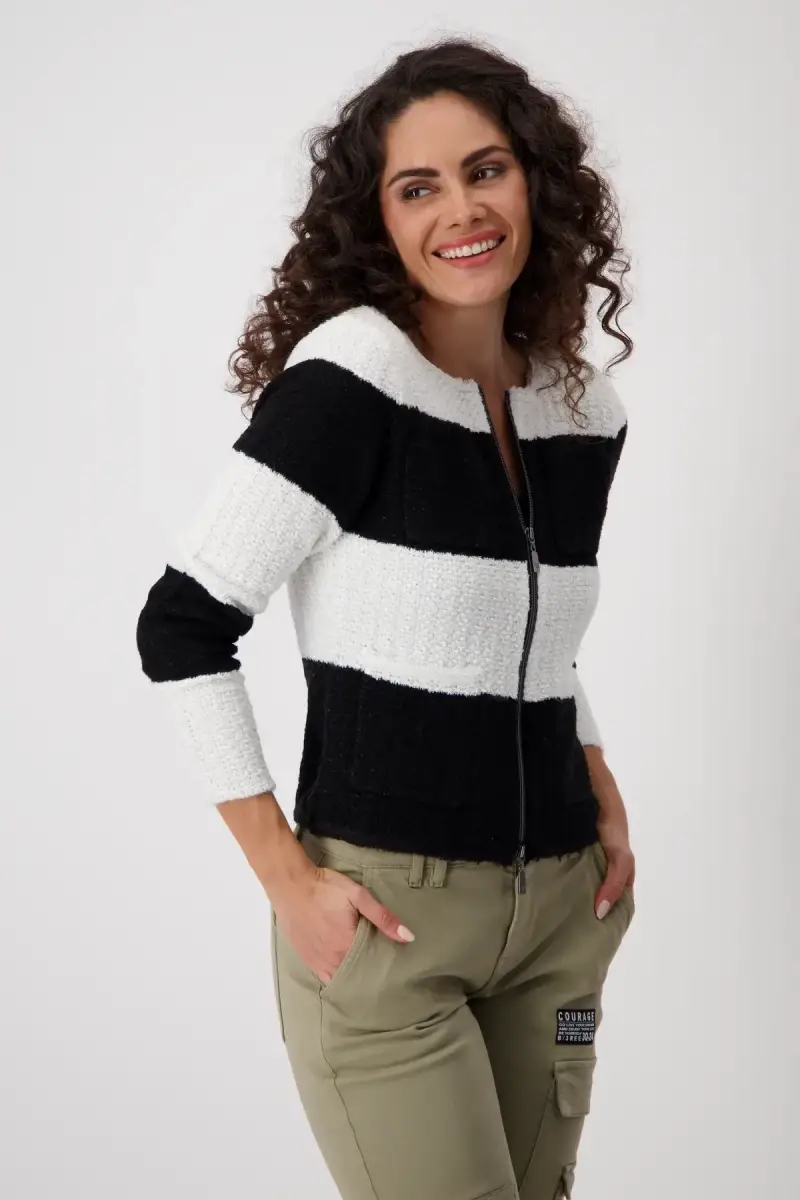 Monari Strickjacke mit Fransen Flash Sale