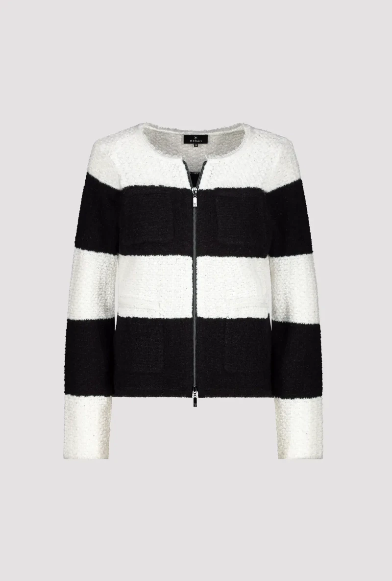 Monari Strickjacke mit Fransen Flash Sale