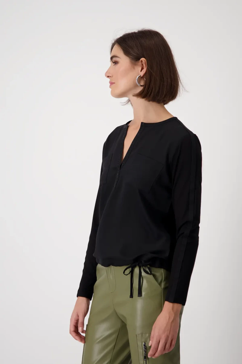 Monari Blusenshirt mit Strasssteine Begrenztes Angebot