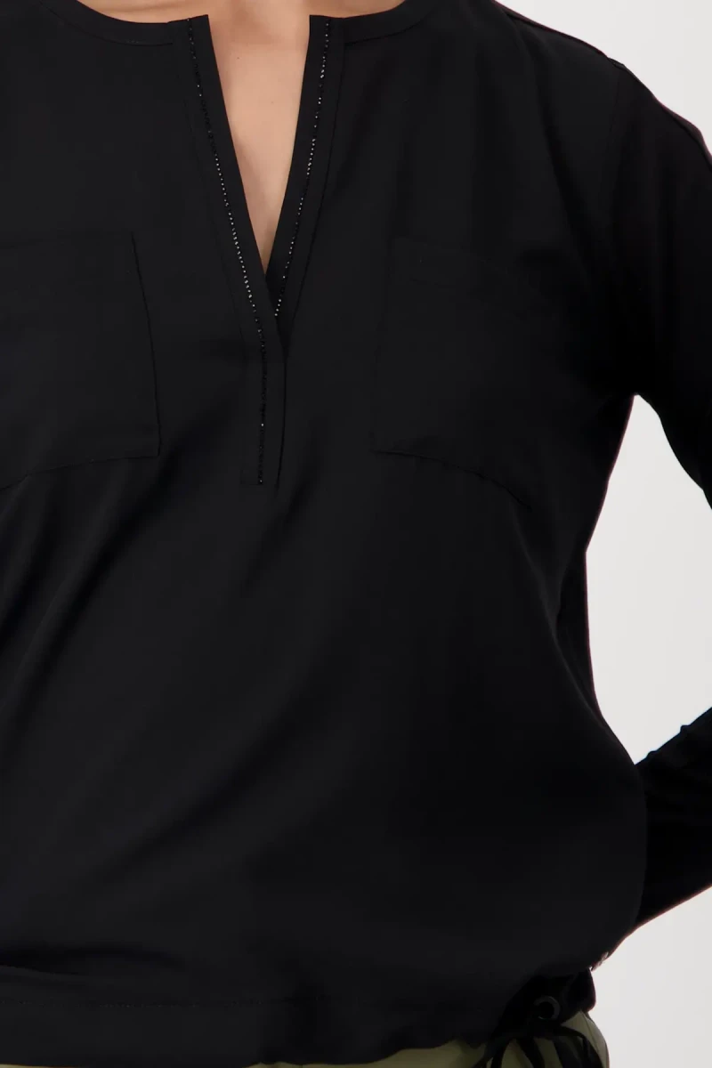 Monari Blusenshirt mit Strasssteine Begrenztes Angebot