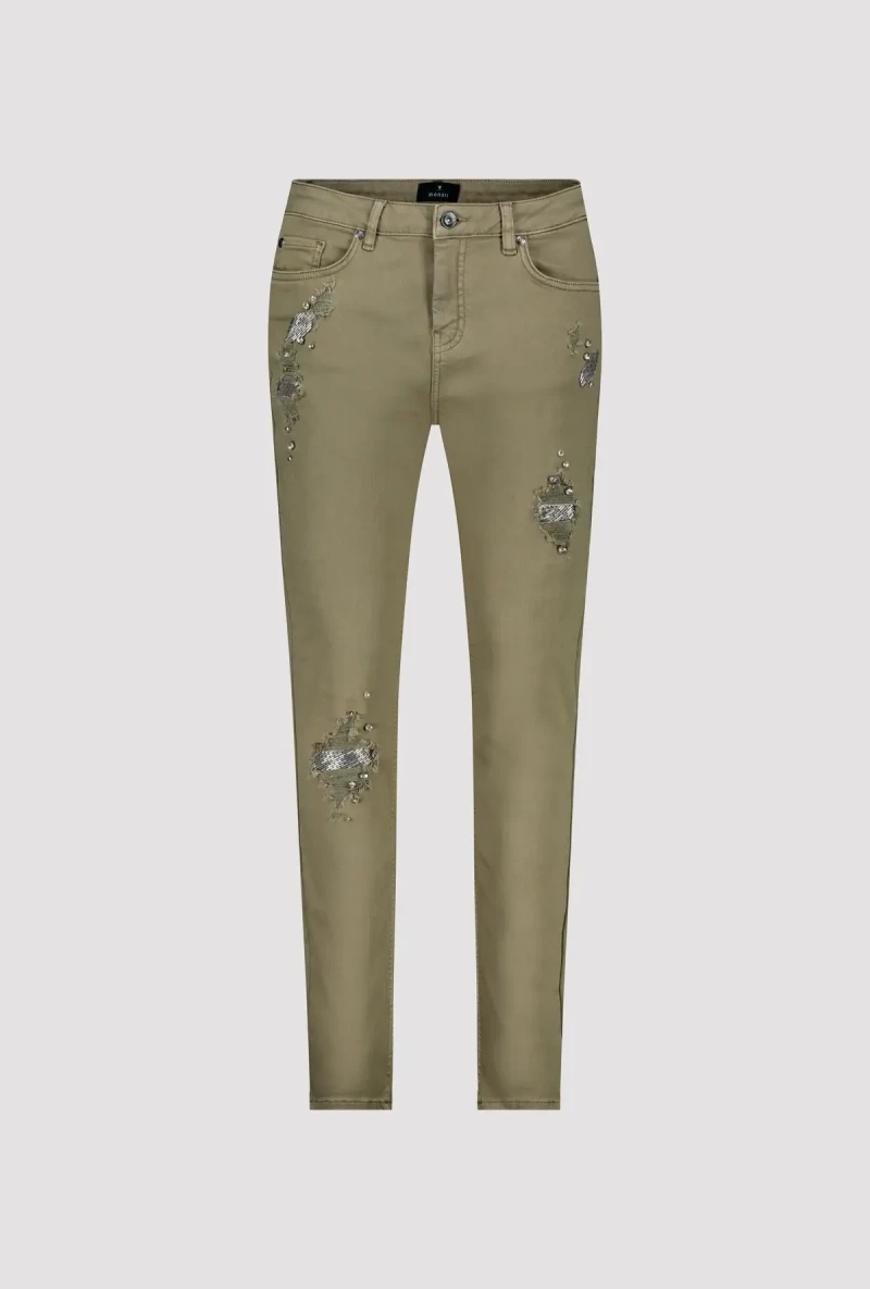Monari Destroyed Jeans mit Schmuck Lagerräumung