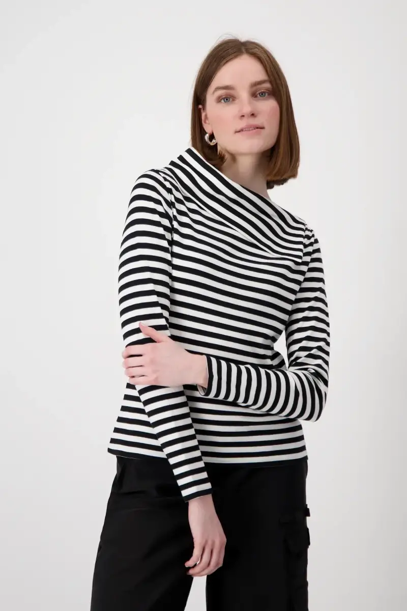 Monari Shirt mit Streifenmuster Heißer Verkauf