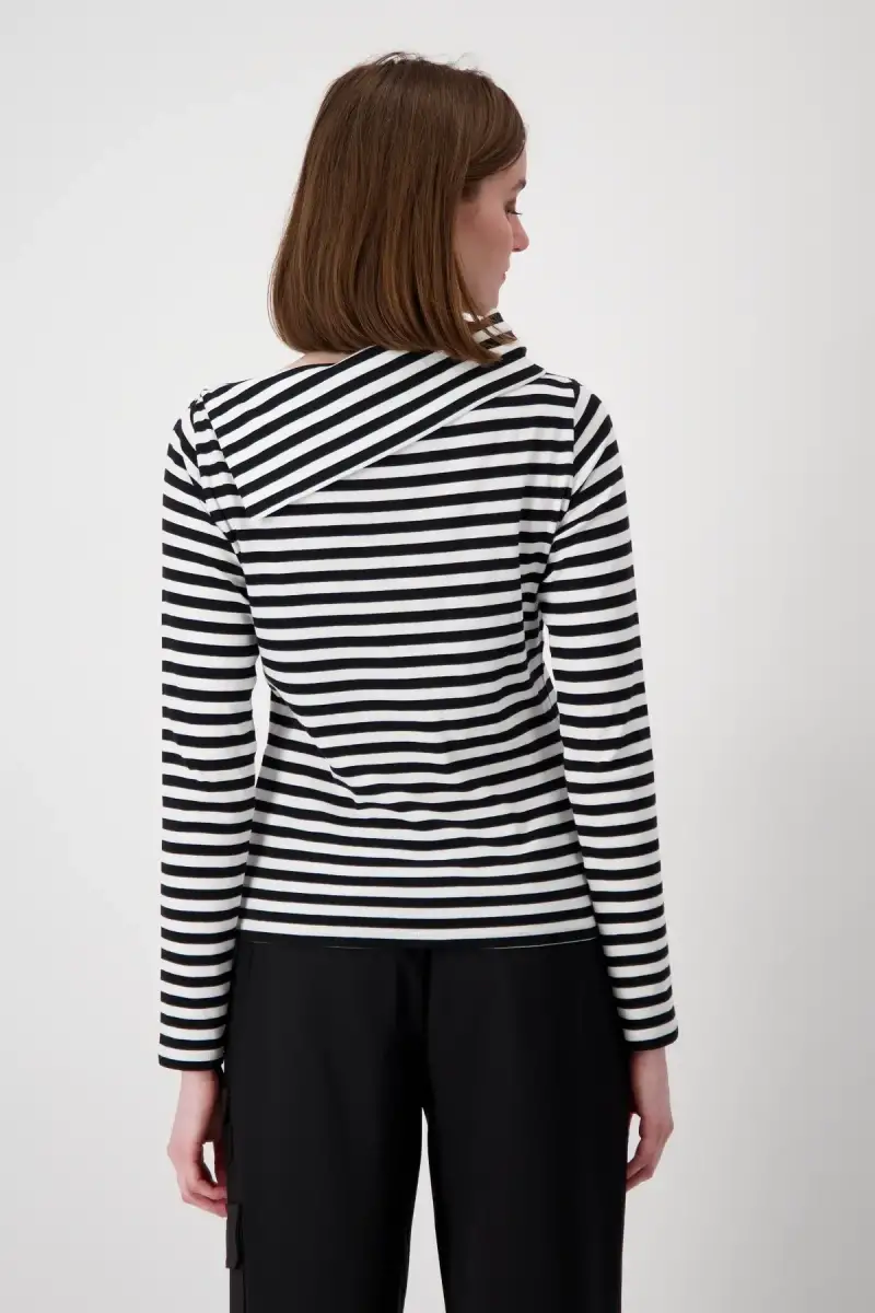 Monari Shirt mit Streifenmuster Heißer Verkauf