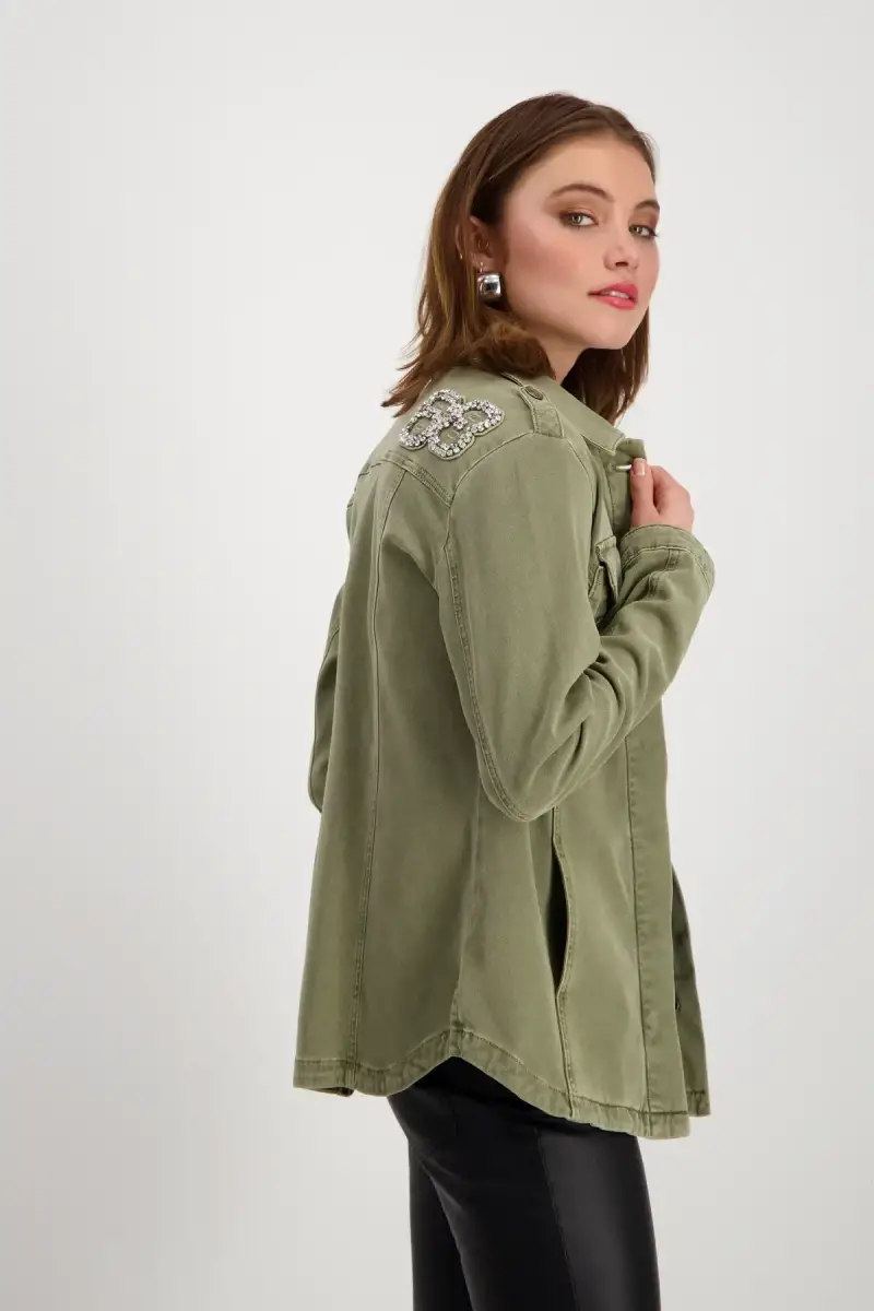 Monari Hemdjacke mit Schmucksteinen Neueste Mode