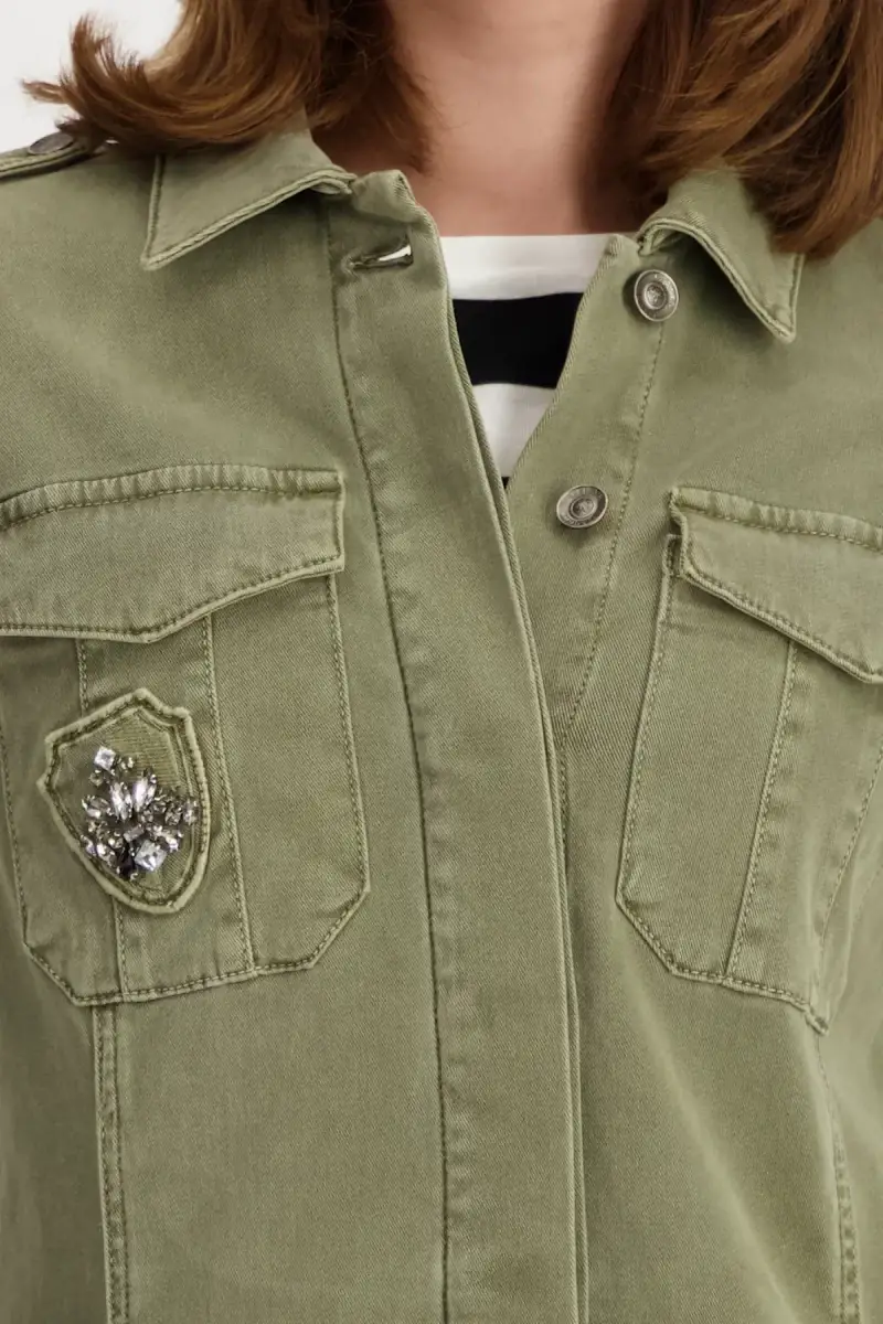 Monari Hemdjacke mit Schmucksteinen Neueste Mode