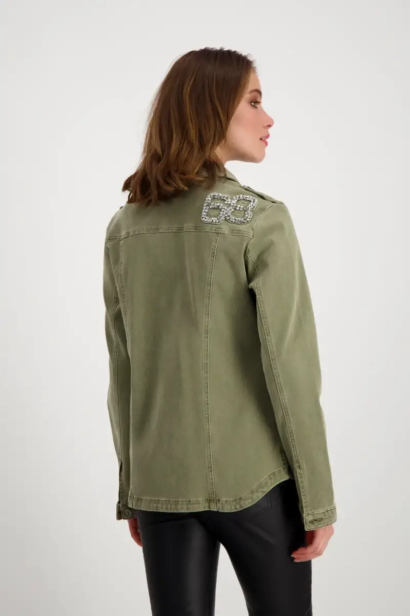 Monari Hemdjacke mit Schmucksteinen Neueste Mode