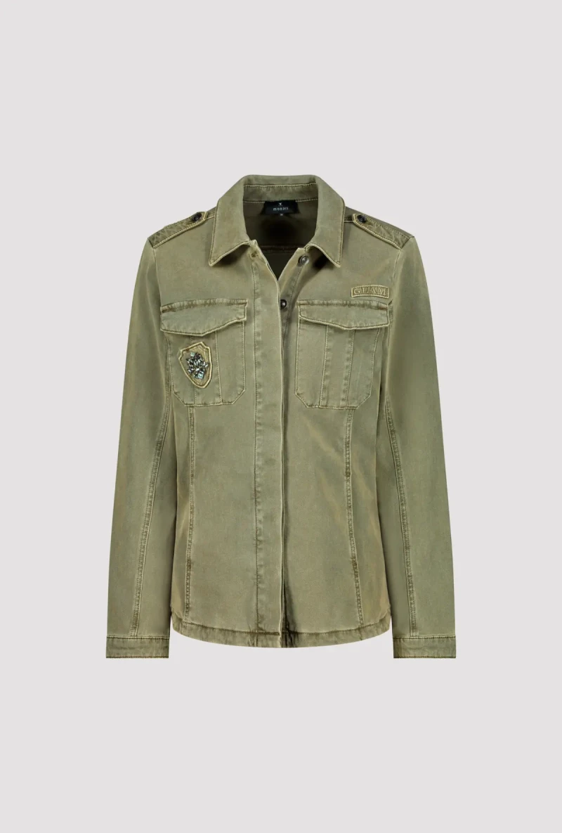 Monari Hemdjacke mit Schmucksteinen Neueste Mode