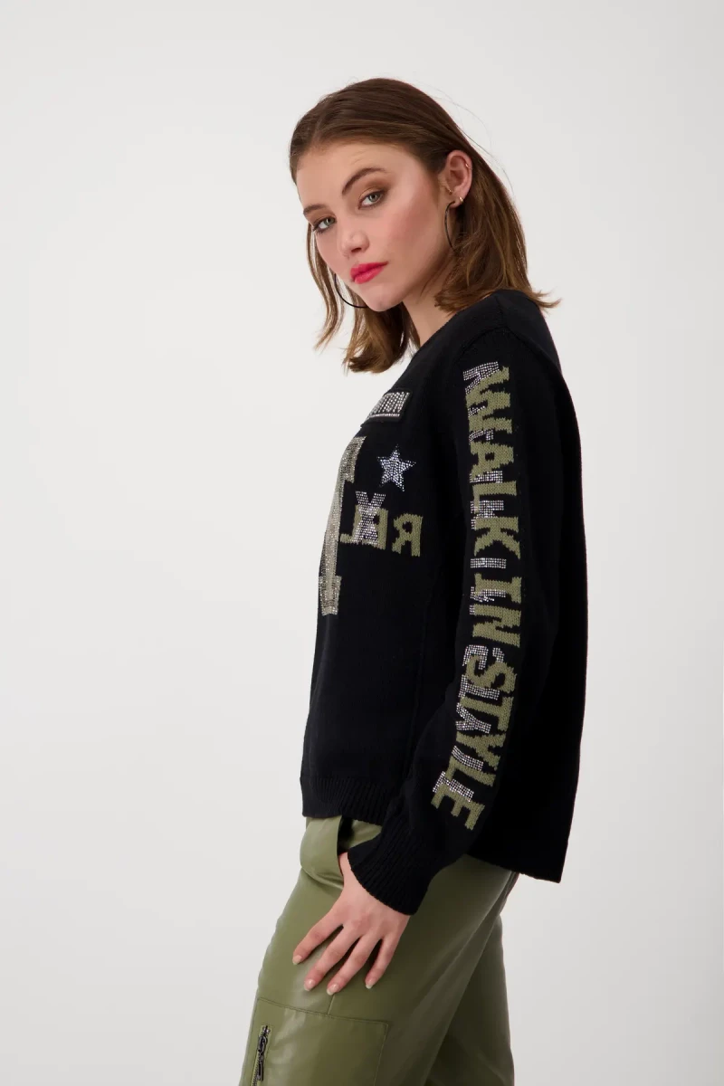 Monari Pullover mit Strass Blitzangebot
