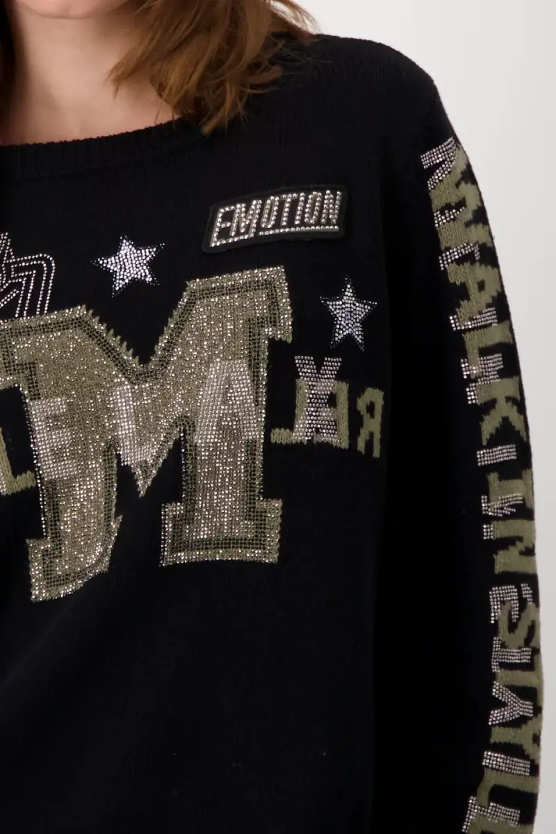 Monari Pullover mit Strass Blitzangebot