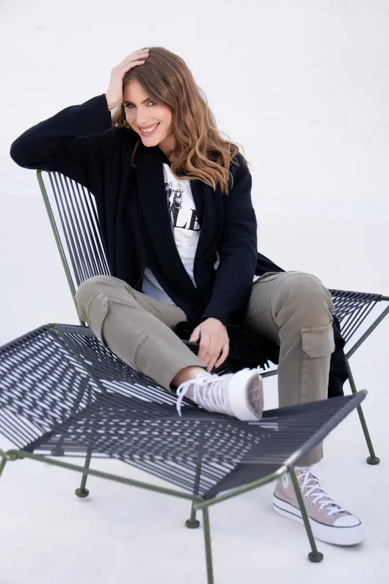 Monari Strickjacke mit Schalkragen Saisonale Angebote