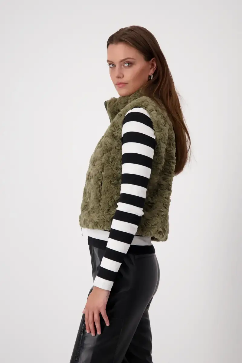 Monari Cropped-Weste mit Taschen Tiefpreis