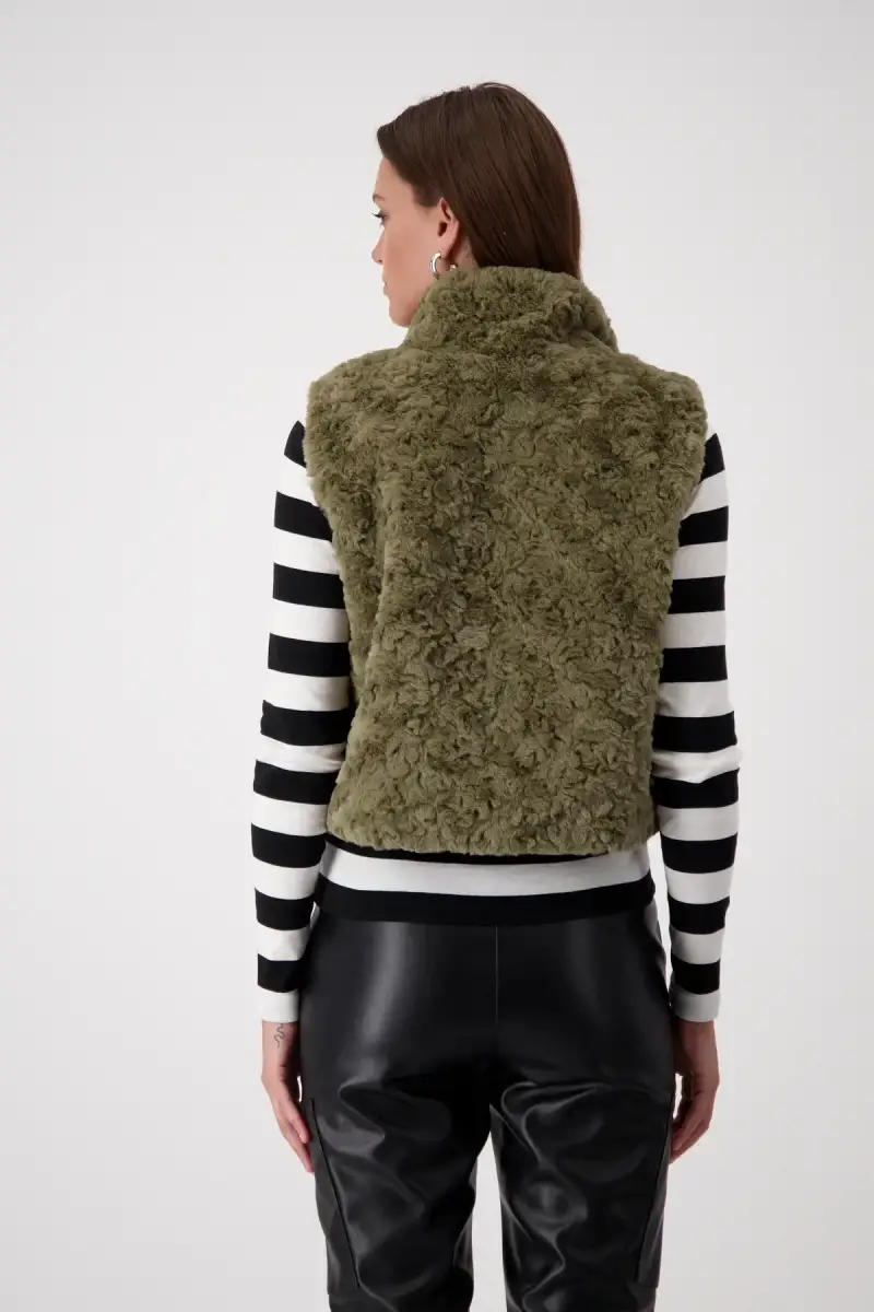 Monari Cropped-Weste mit Taschen Tiefpreis
