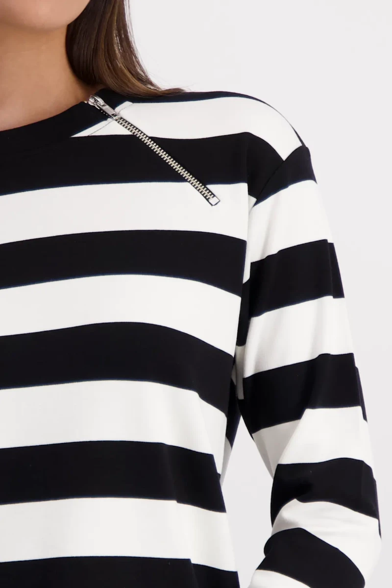 Monari Gestreiftes Sweatshirt Super Sparpreis
