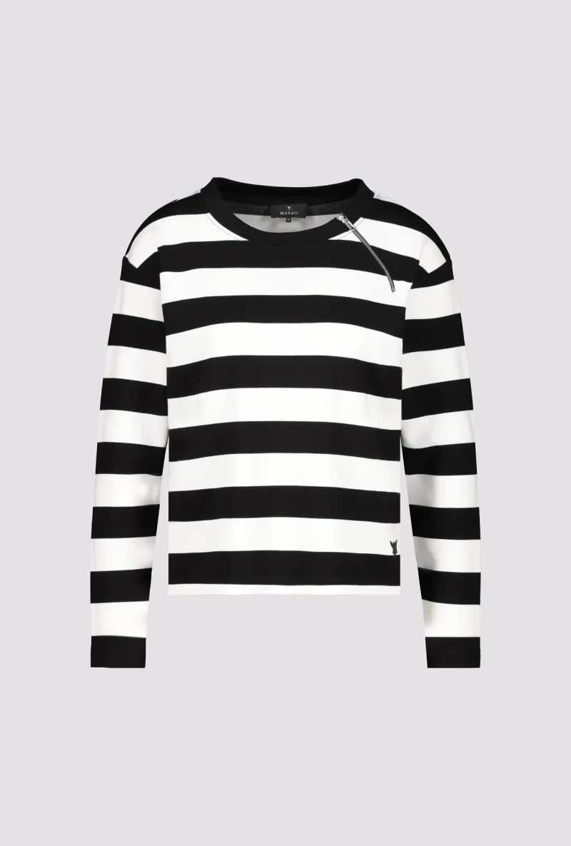 Monari Gestreiftes Sweatshirt Super Sparpreis
