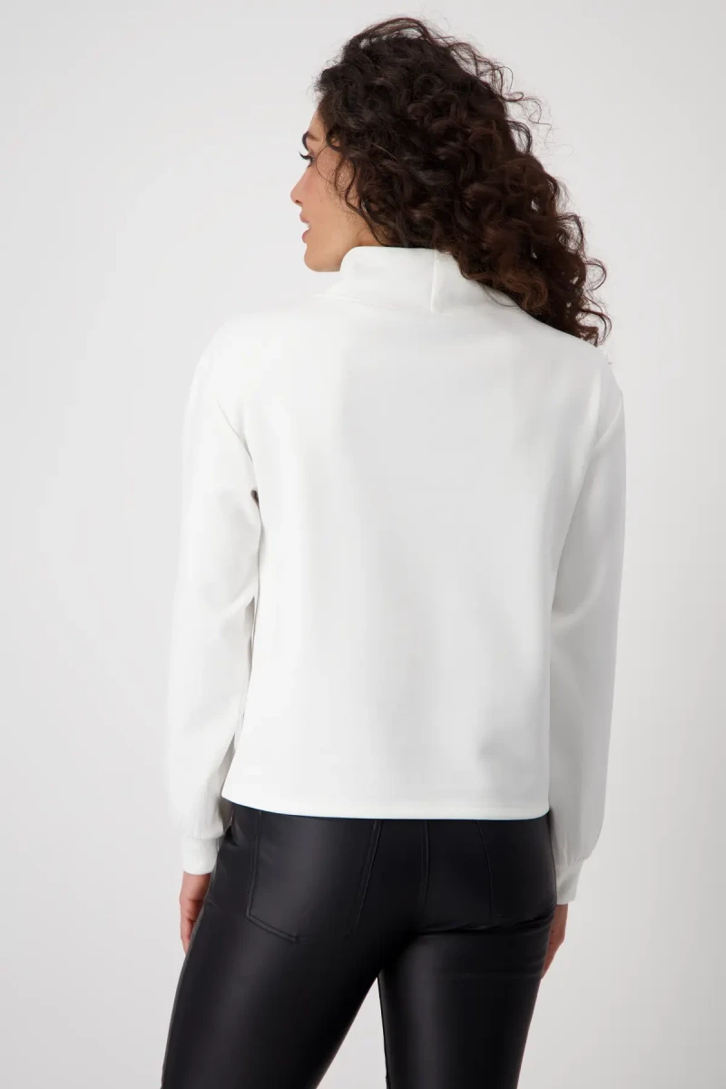 Monari Sweatshirt mit Patches und Strass Wochenangebot