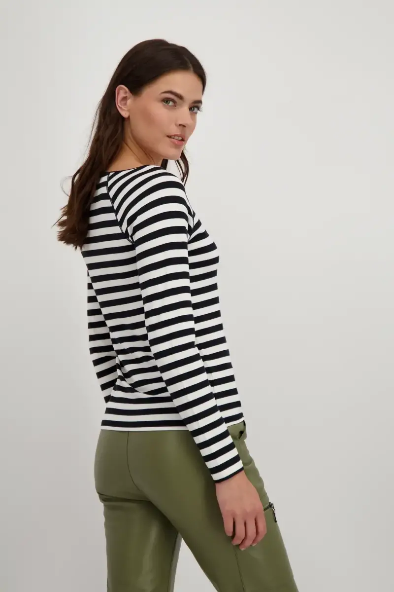Monari Gestreiftes Shirt Begrenzte Freigabe