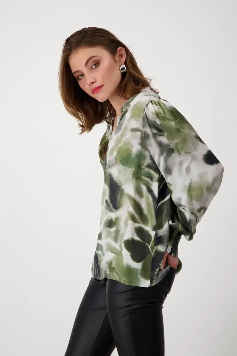 Monari Bluse mit Blumenmuster Bis zu 60% Rabatt