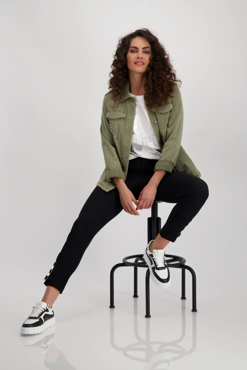 Monari Shirt mit tonigem Print Super Rabatt