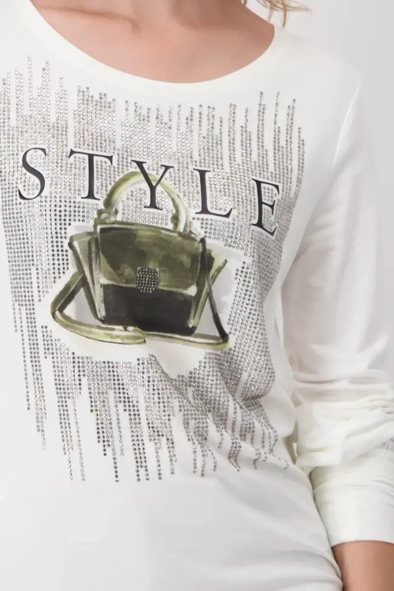 Monari Shirt mit Taschen Print 50% Rabatt mit kostenlosem Versand
