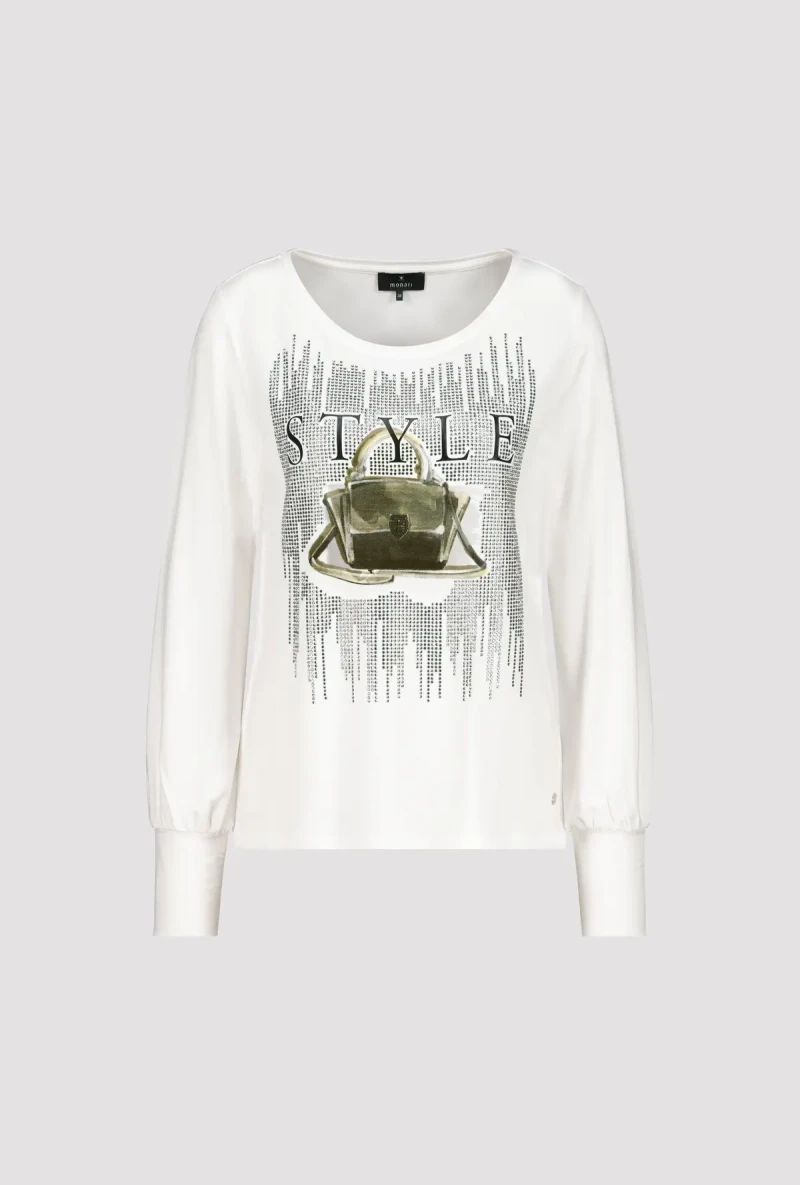 Monari Shirt mit Taschen Print 50% Rabatt mit kostenlosem Versand