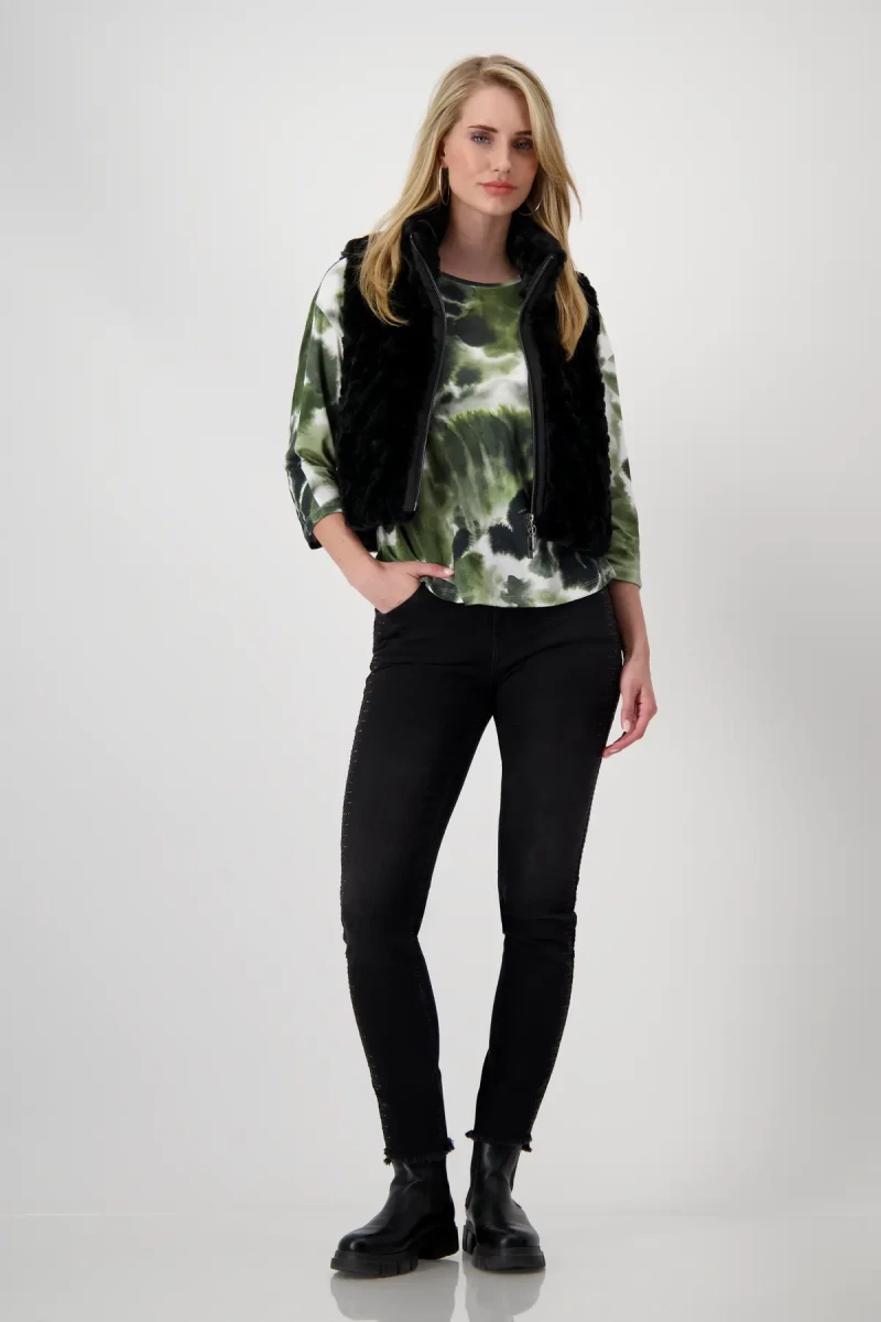 Monari Shirt mit Blumenmuster Rabatte dieses Monats