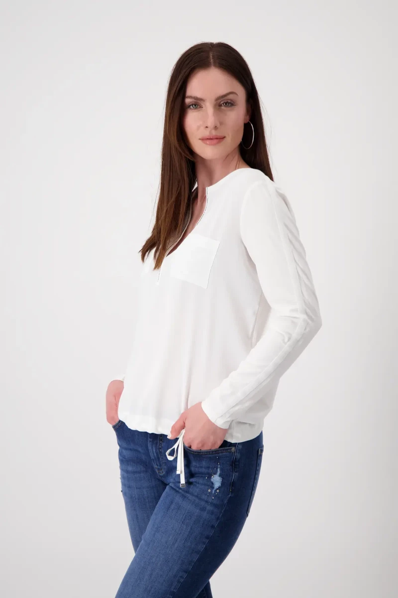 Monari Blusenshirt mit Strasssteine Auslauf