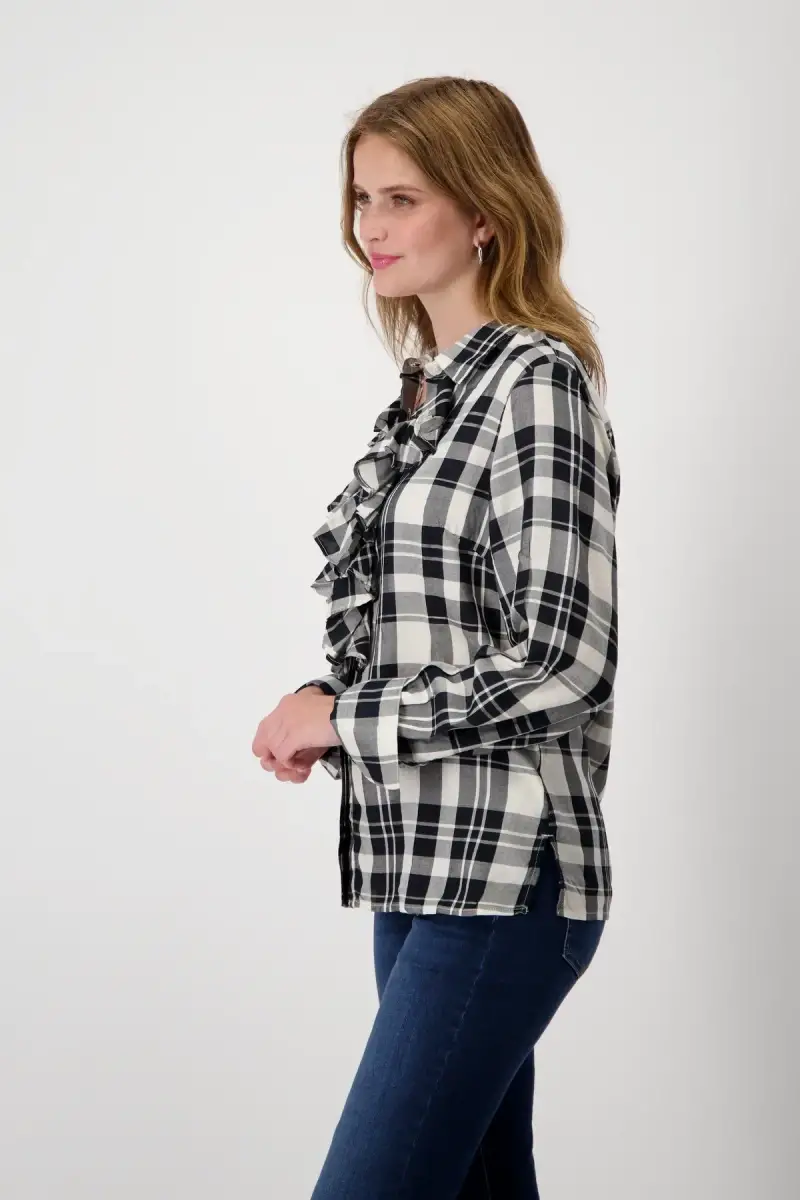 Monari Bluse mit Karomuster Meist gekauft