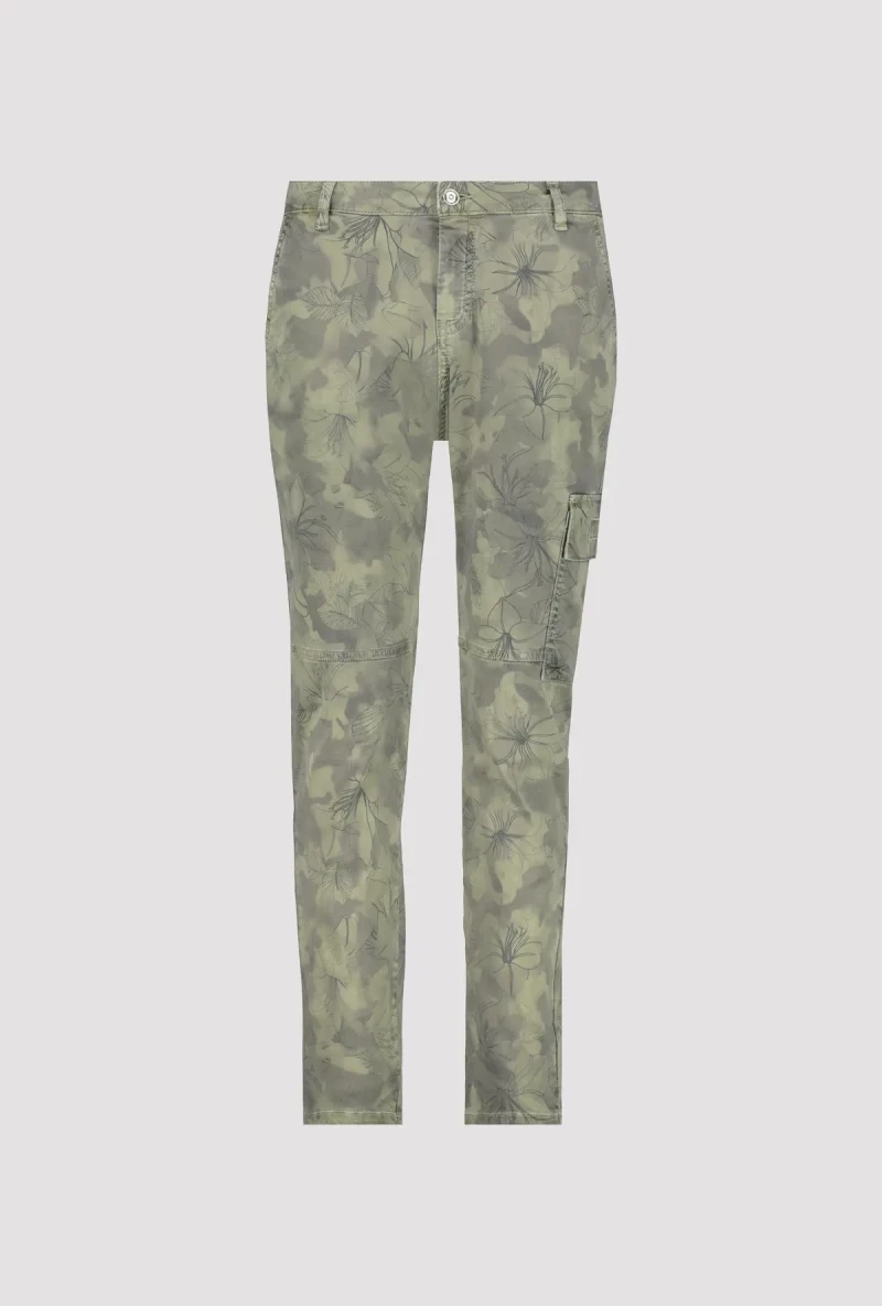 Monari Camouflage Hose mit Blumen Versandkostenfrei