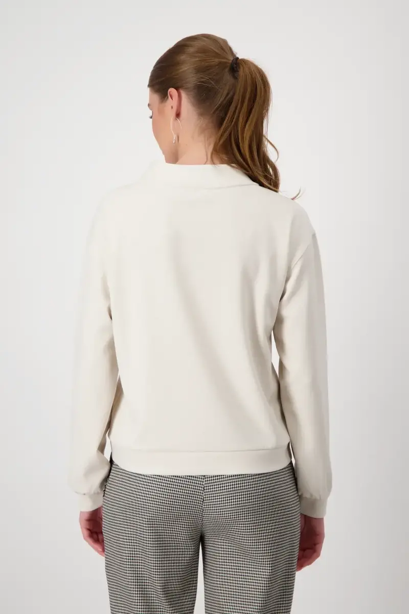 Monari Sweatshirt mit 3D Schrift Neuheiten