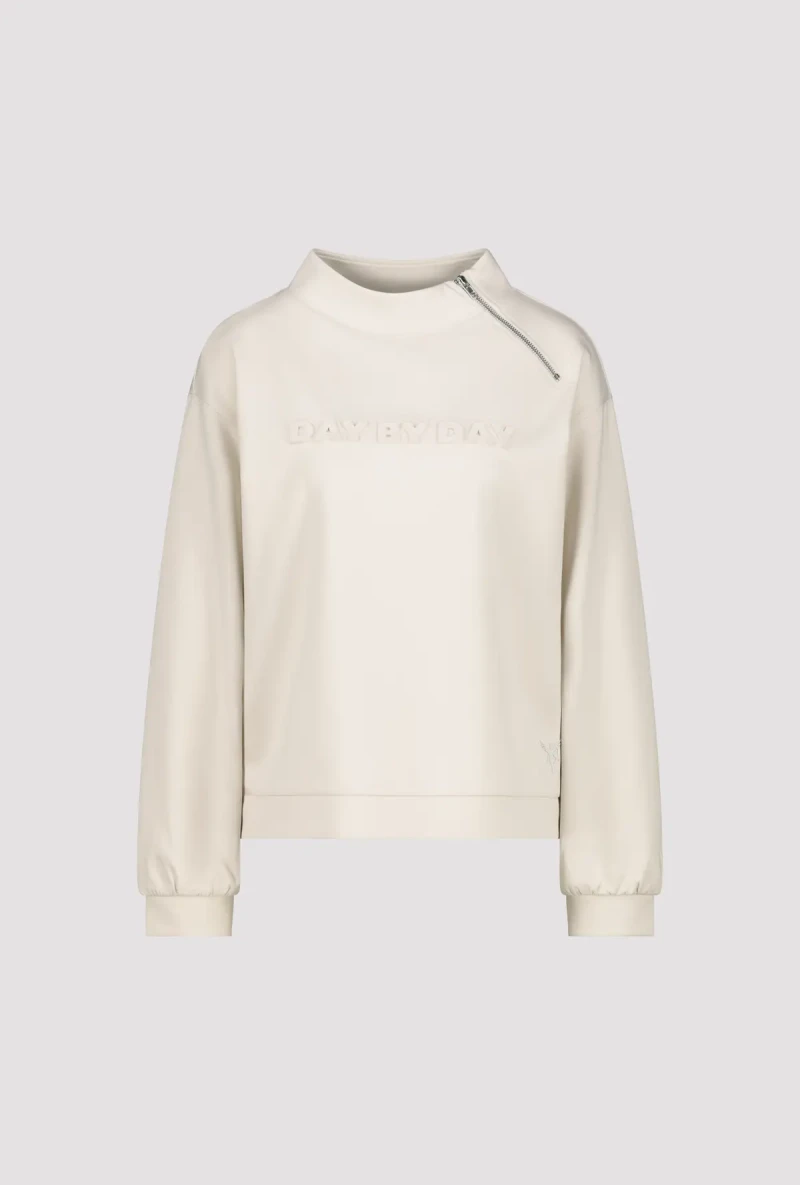 Monari Sweatshirt mit 3D Schrift Neuheiten