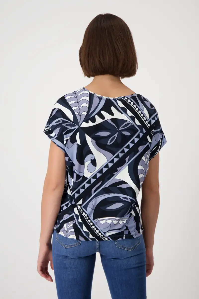 Monari T-Shirt mit Ornamentmuster Kauf eins, bekomm eins gratis