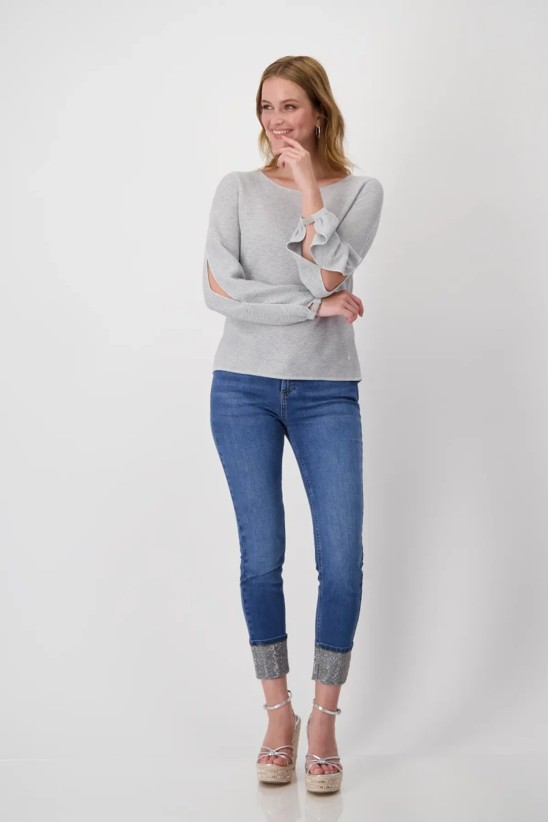 Monari Linksstrick Pullover Tägliche Deals