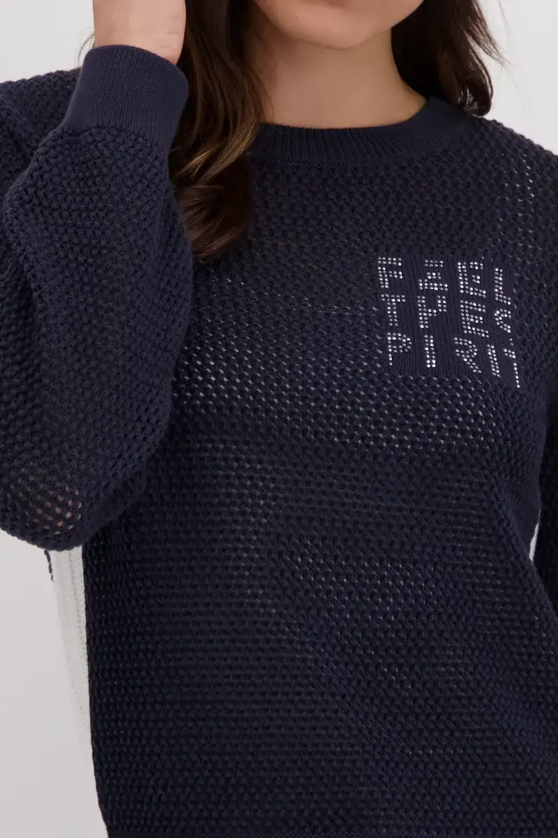 Monari Pullover Colorblocking Tiefpreis