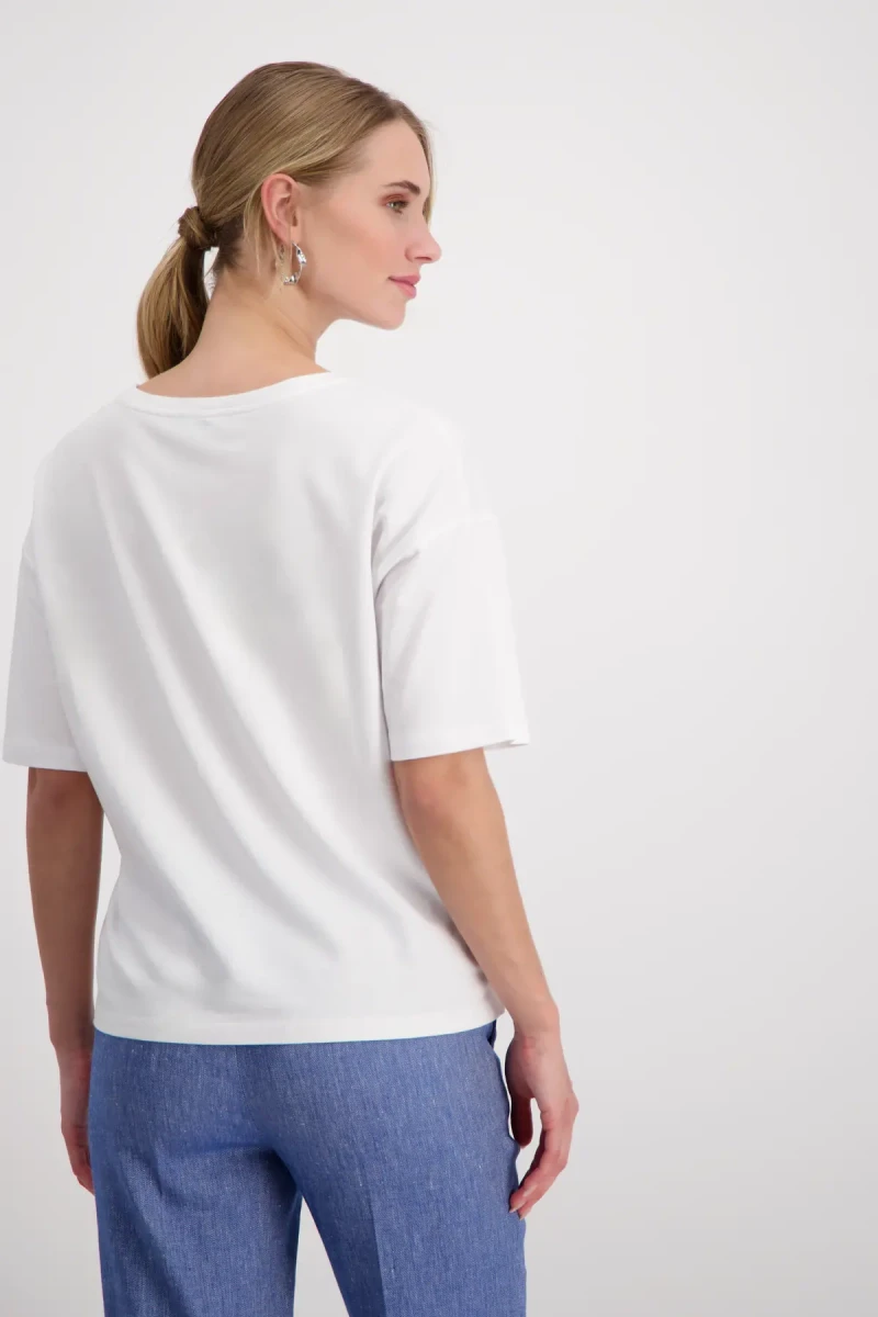 Monari T-Shirt mit Frauen Zeichnung Begrenzte Freigabe