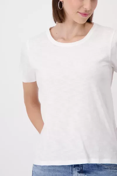 Monari T-Shirt mit Blumen Print und Strass JETZT KAUFEN