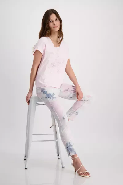 Monari Shirt mit Blumenmuster Letzte 2 Tage