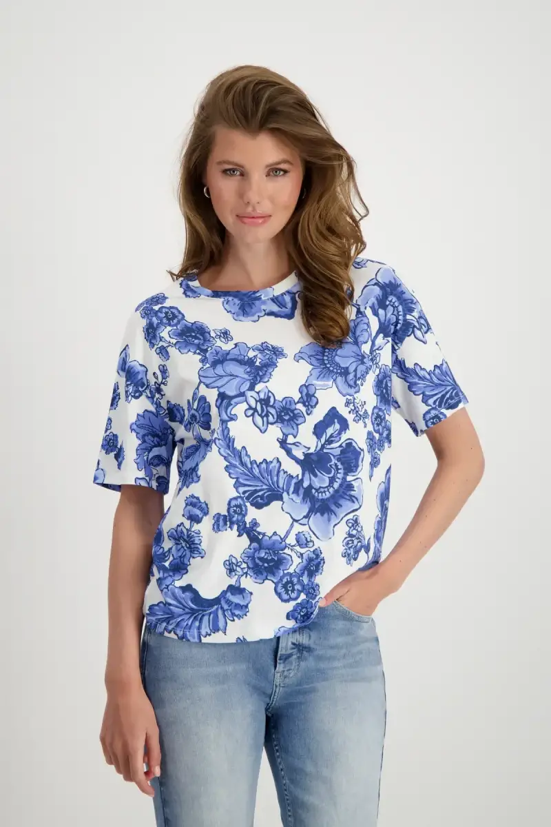 Monari T Shirt mit Blumen Verkauf