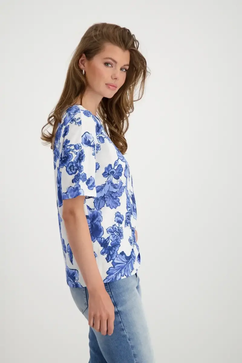 Monari T Shirt mit Blumen Verkauf