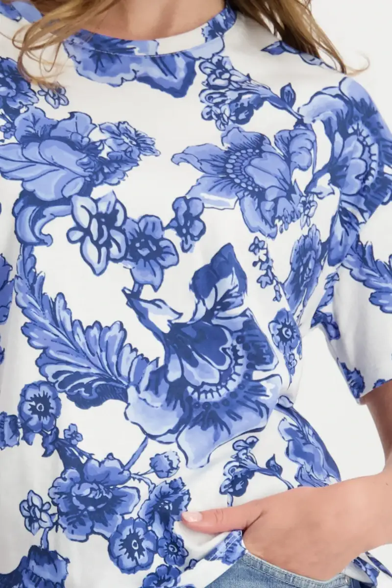 Monari T Shirt mit Blumen Verkauf
