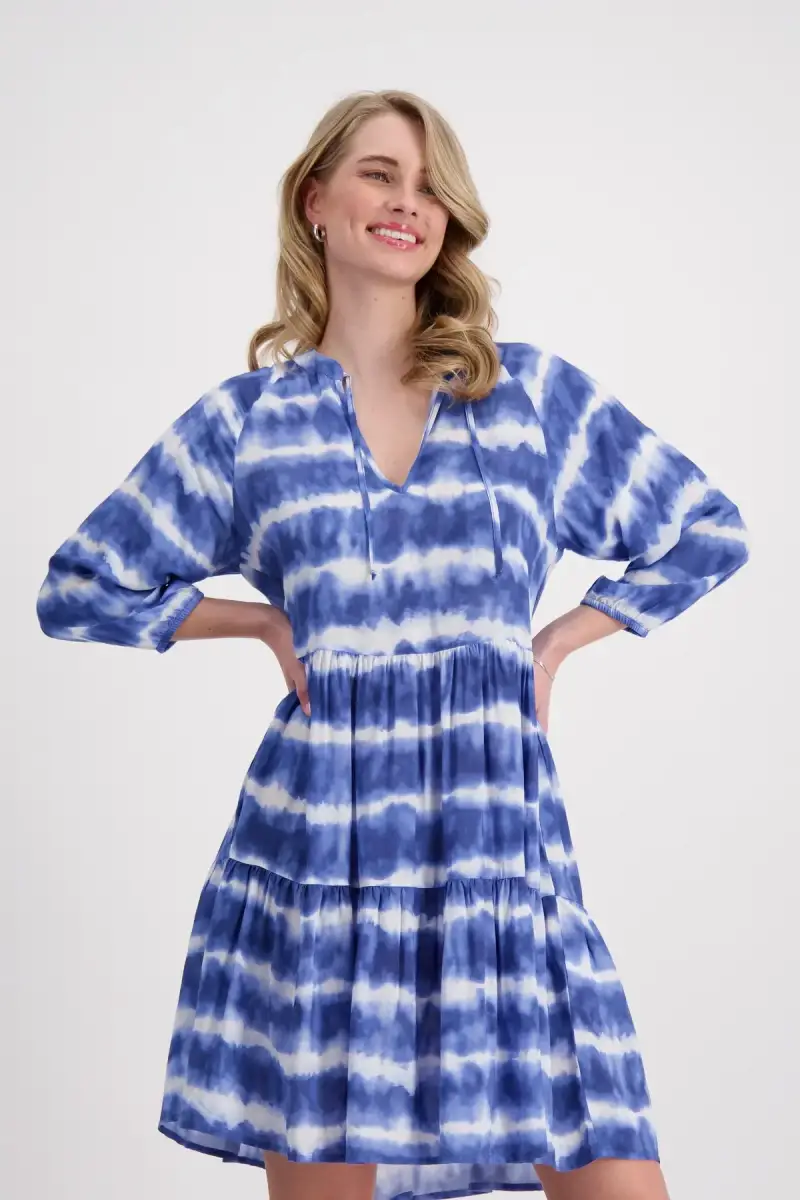 Monari Kleid mit Volants Günstiger Verkauf