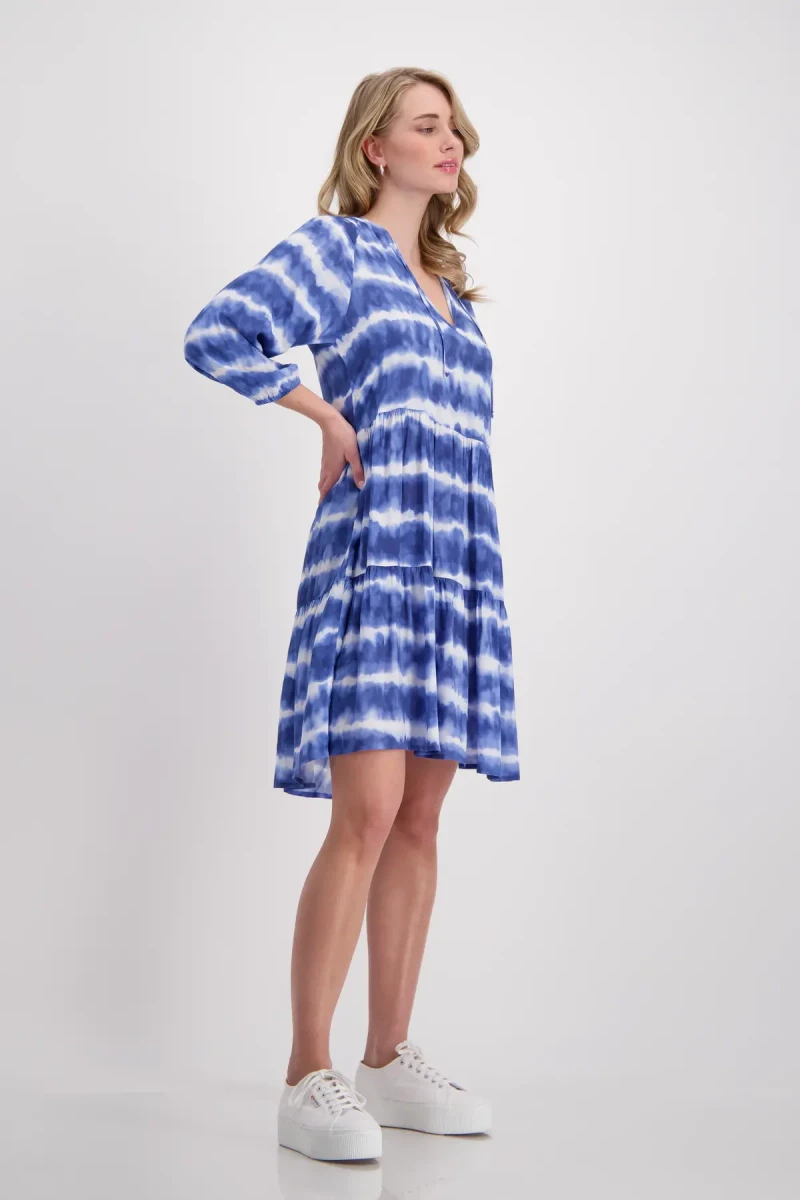 Monari Kleid mit Volants Günstiger Verkauf