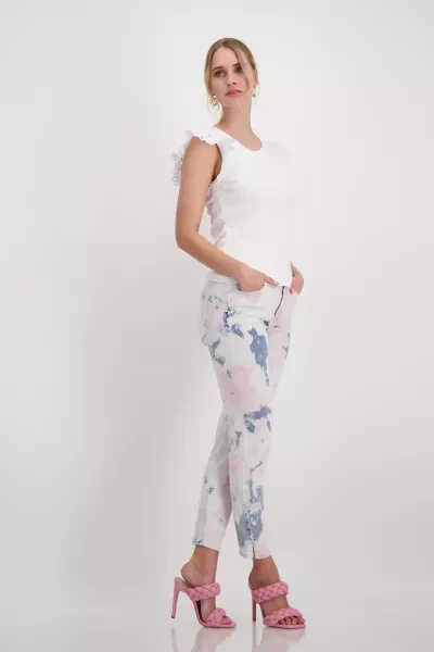 Monari Jeans mit Batikeffekt Fabrikverkauf