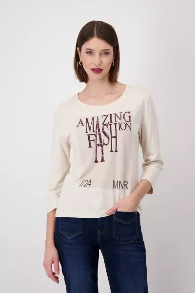 Monari Shirt mit Ikatmuster Begrenztes Angebot