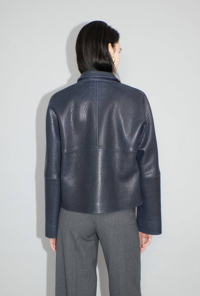 ﻿Odeeh Grainy Lamb Nappa Jacke, Nightflight Neueste Mode