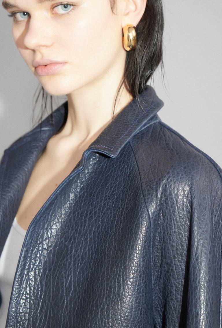 ﻿Odeeh Grainy Lamb Nappa Jacke, Nightflight Neueste Mode