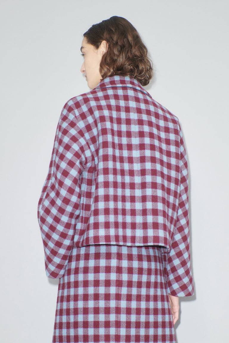 Odeeh Brushed Vichy Jacke, Crimson Exklusive Angebote