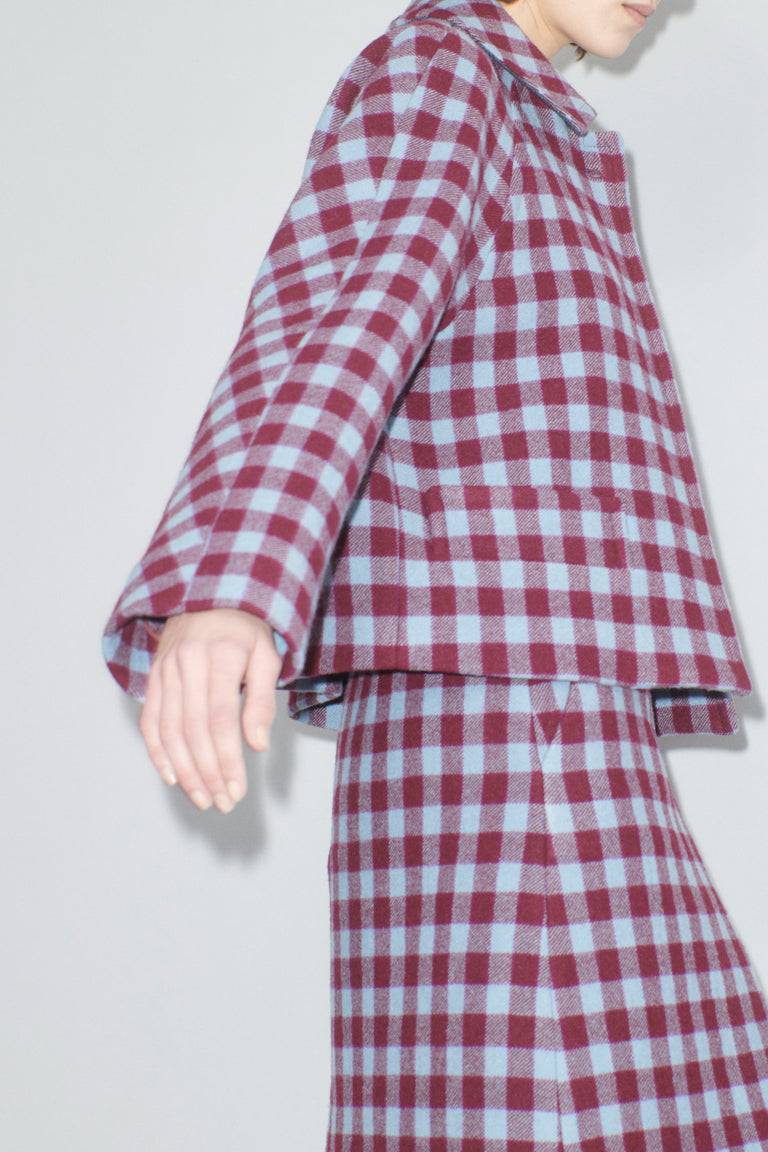 Odeeh Brushed Vichy Jacke, Crimson Exklusive Angebote