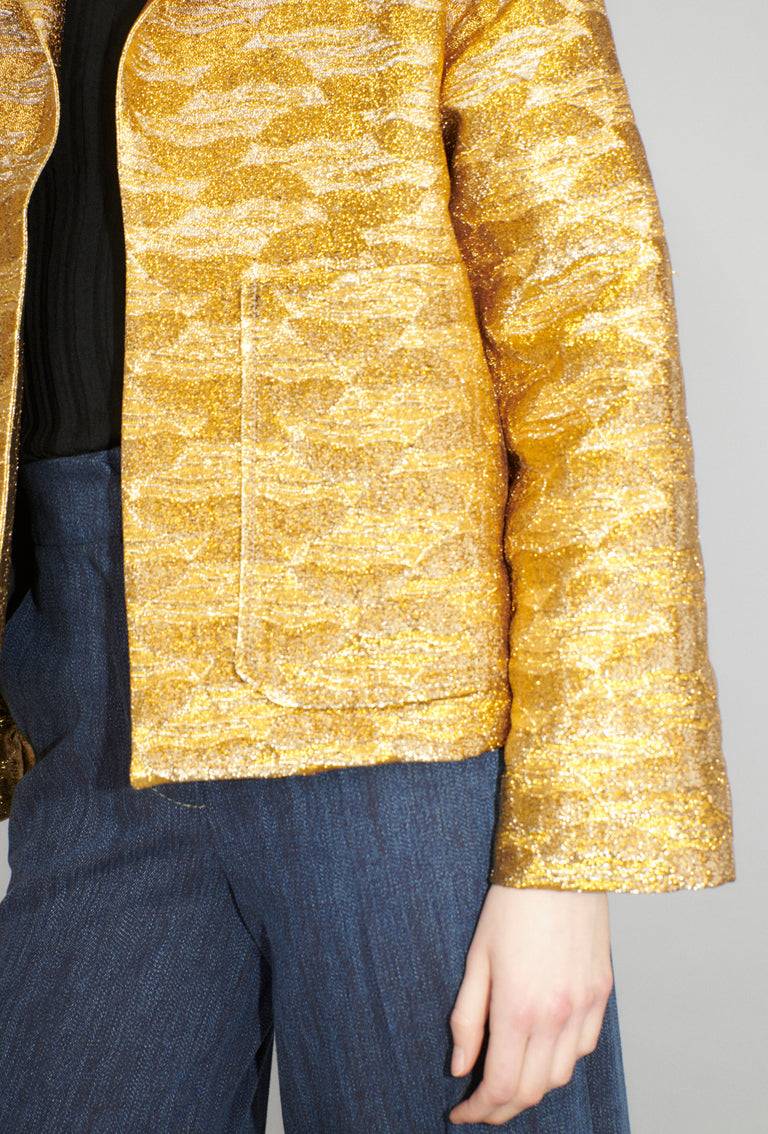 Odeeh Golden Flood Jacke, Gold Super Sparpreis