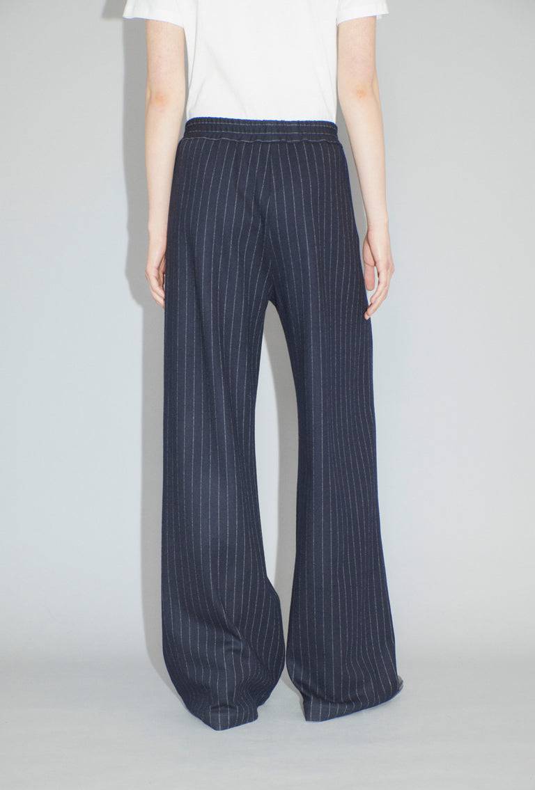 Odeeh Pin Stripe Jersey Hose, Navy Sonderangebot der Fabrik