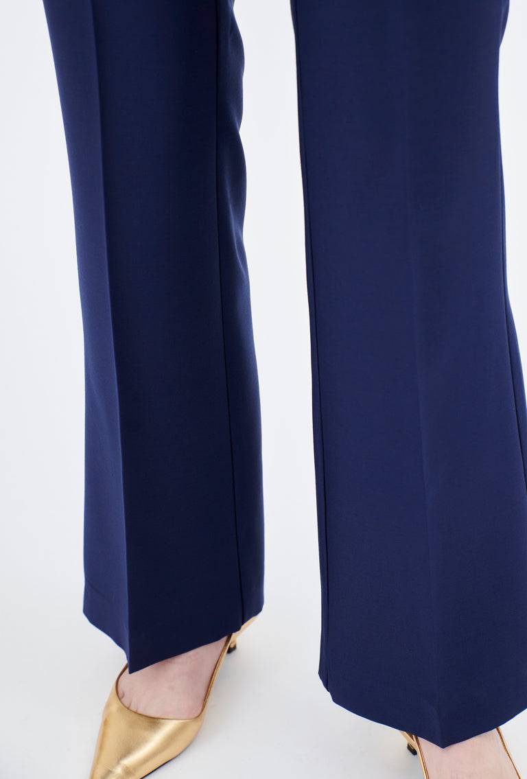 Odeeh Soft Wool Gabardine Hose, Ink Clearance-Verkauf